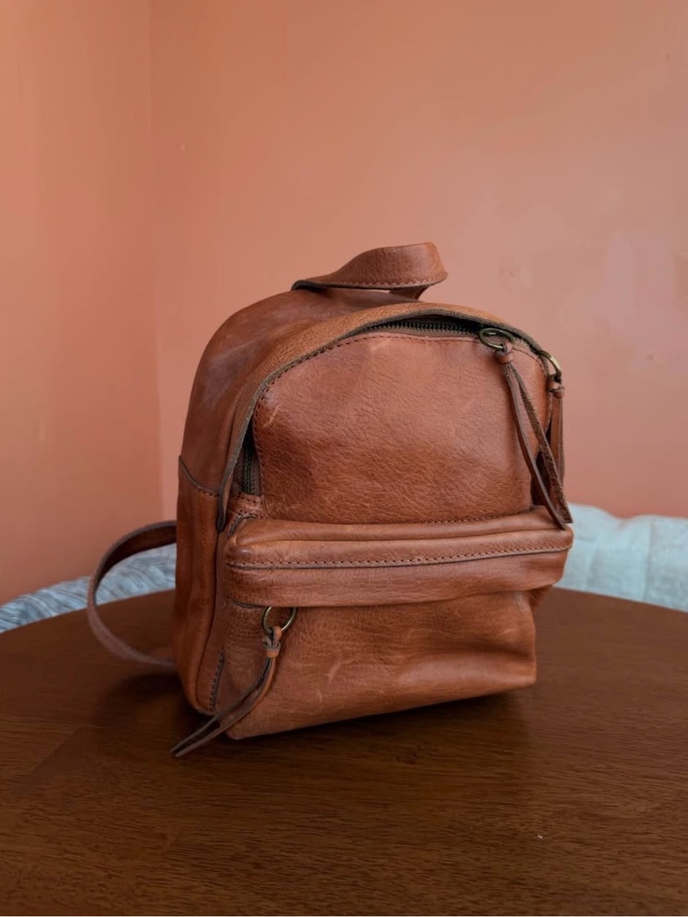Madewell Lorimer Mini Leather Backpack